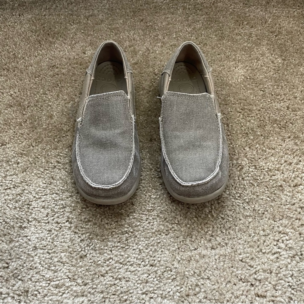 Crocs Kids Santa Cruz Loafers Shoes Size 5